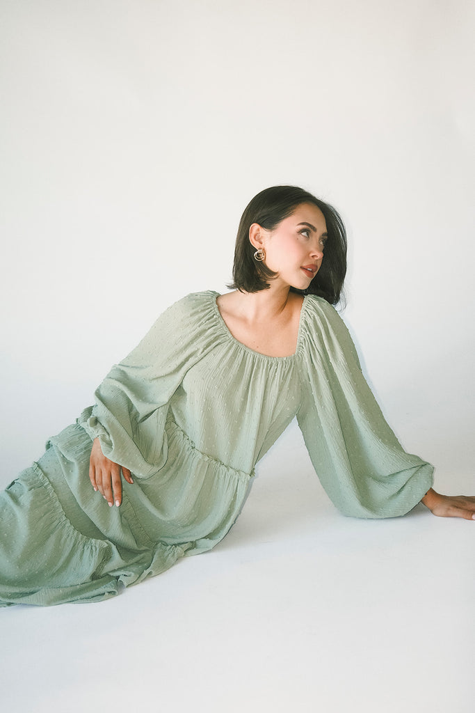 daydreamer dress // sage *zoco exclusive*