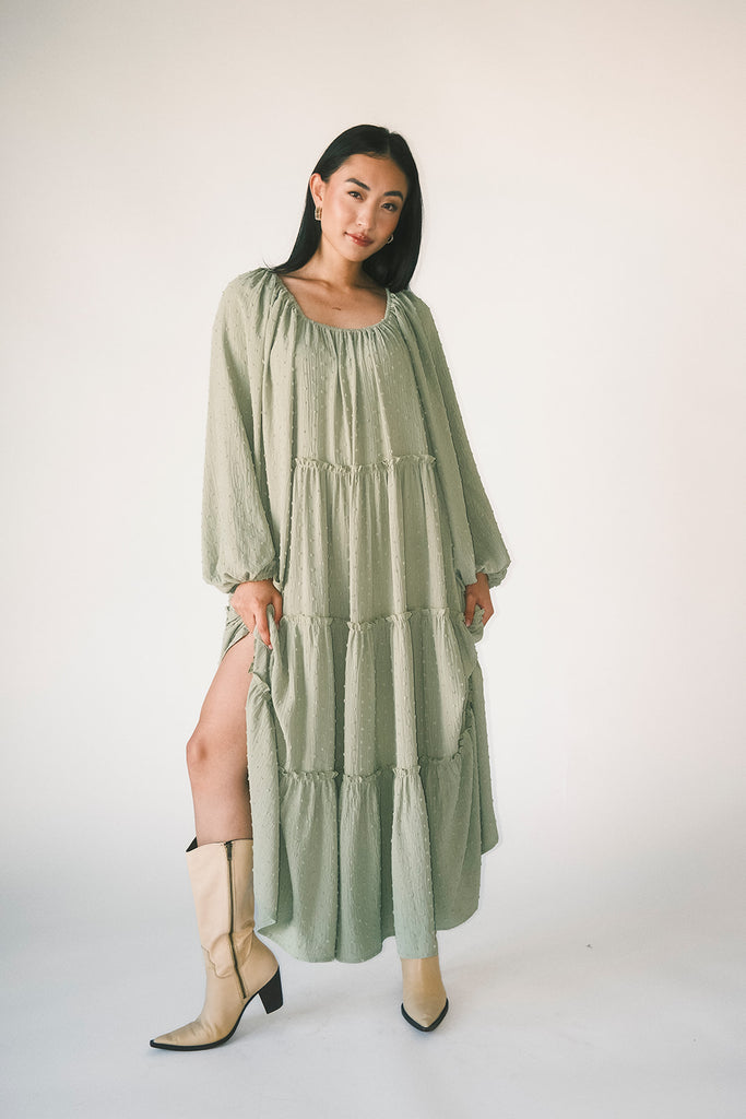 daydreamer dress // sage *zoco exclusive*