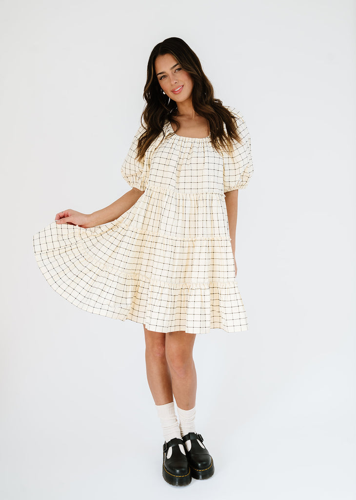 short daymaker dress // windowpane *zoco exclusive*