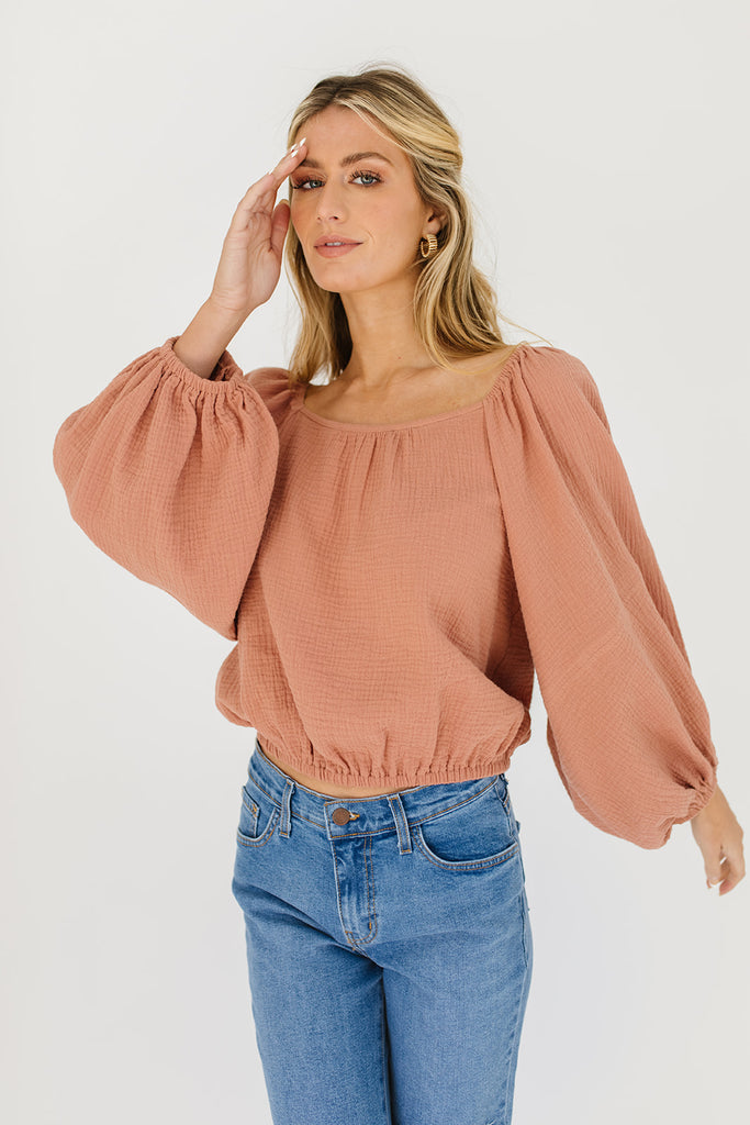 frame top // faded coral