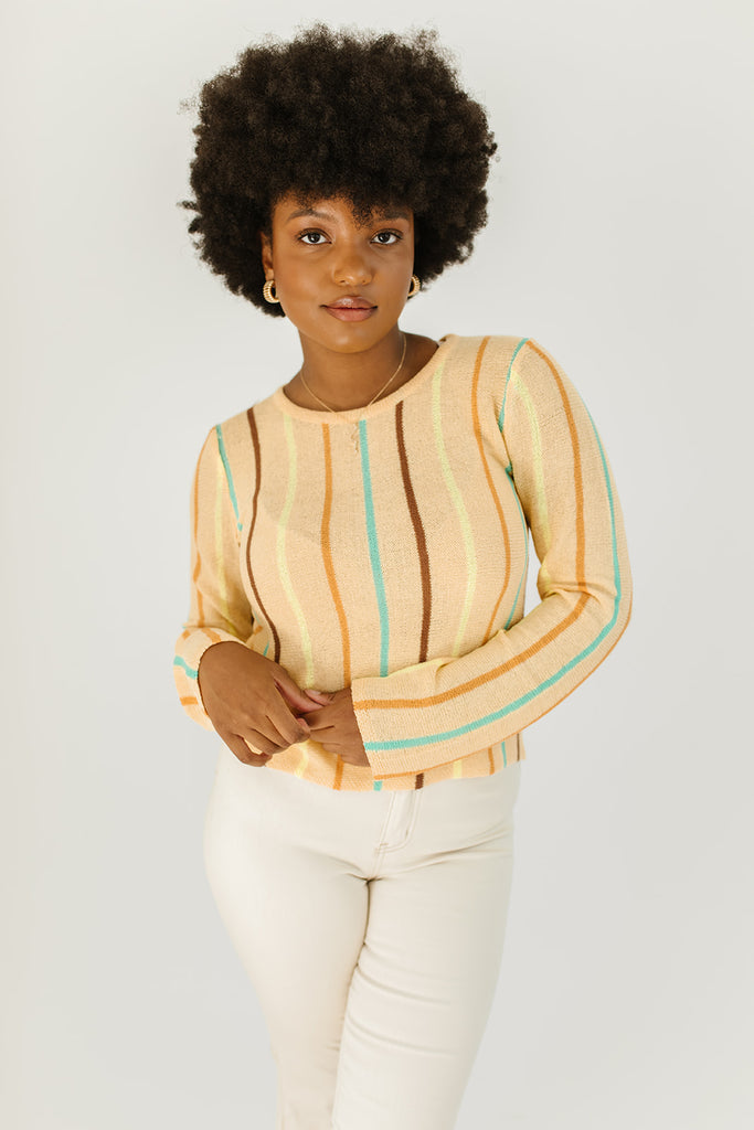 simon striped top