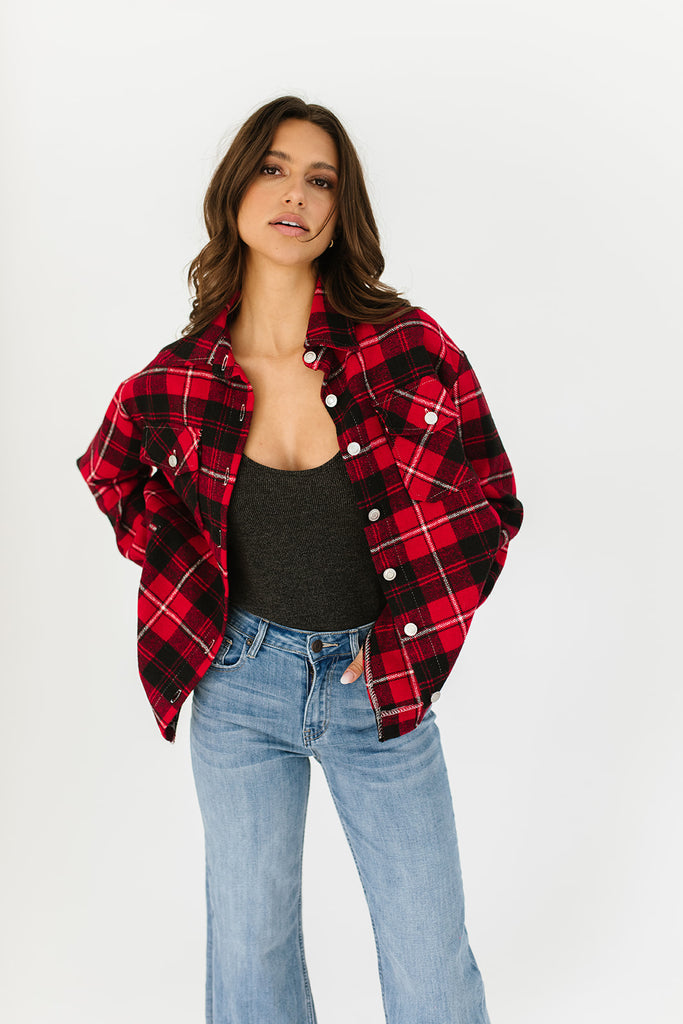 thank you shirt jacket