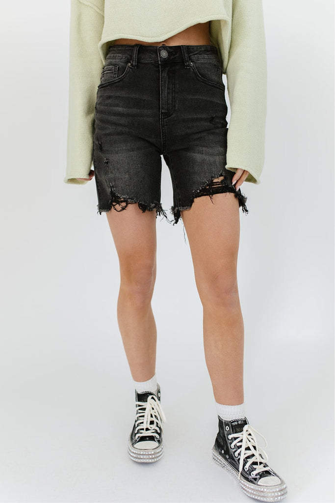 sly denim shorts
