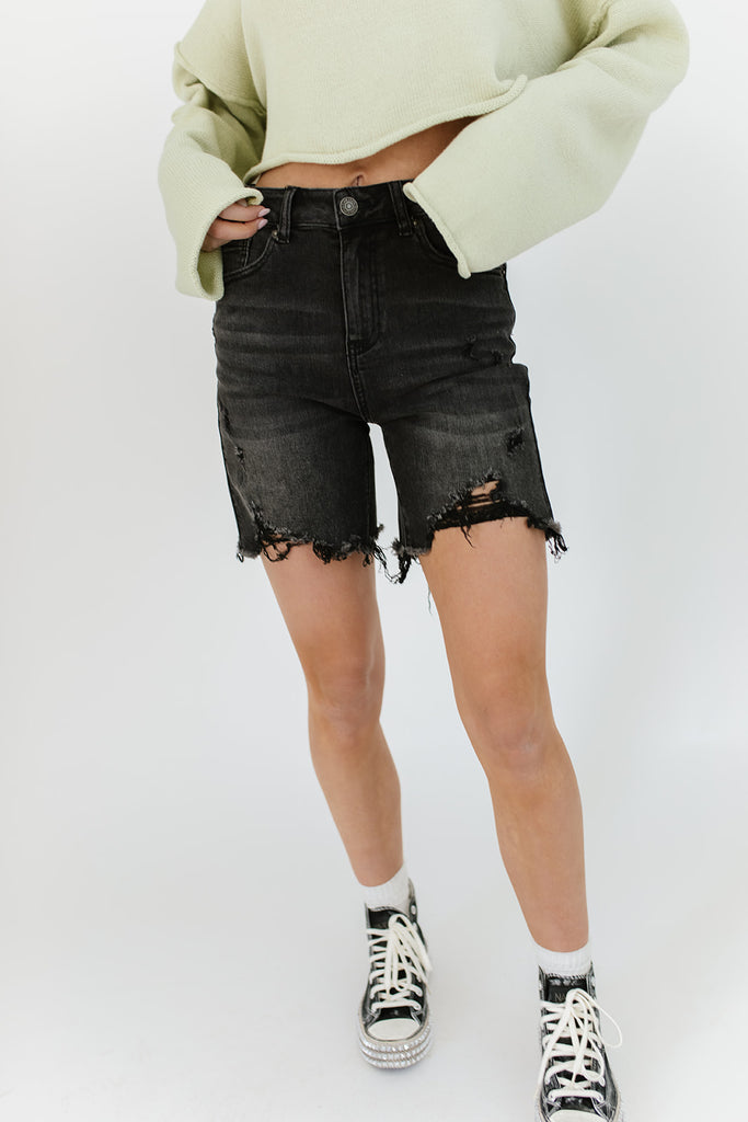 sly denim shorts