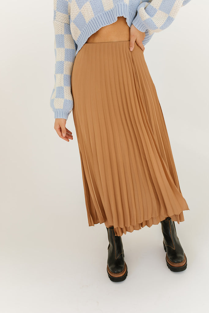 get out pleated skirt
