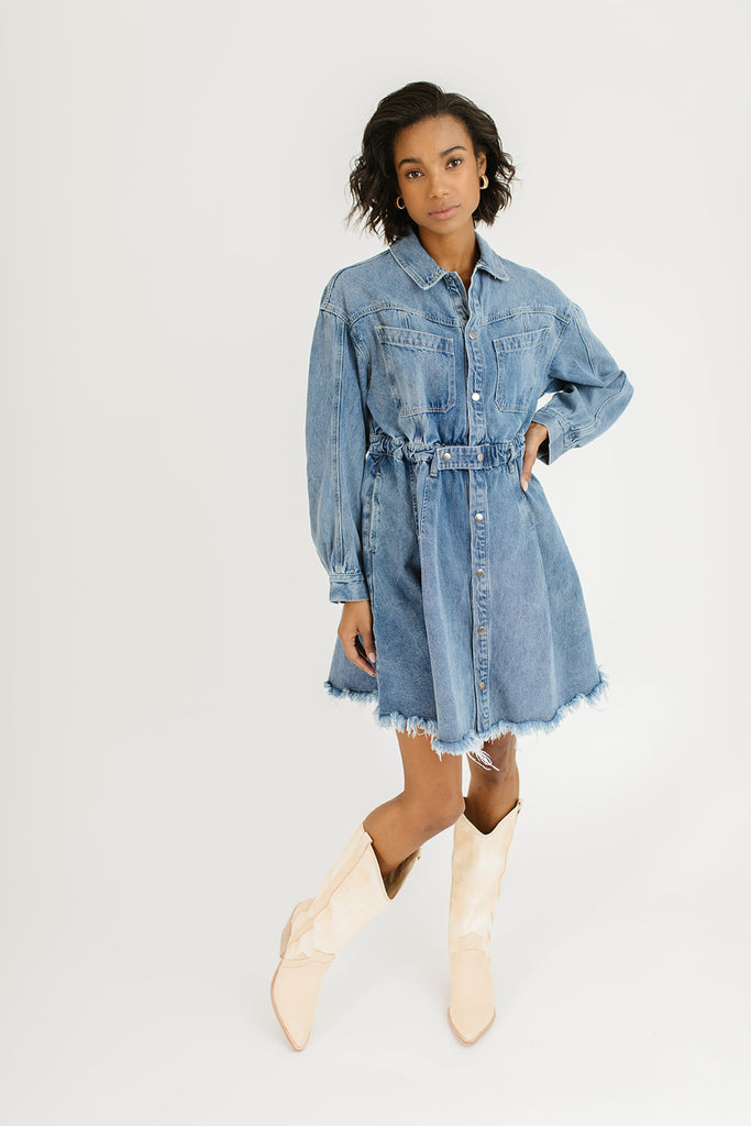 stella denim dress