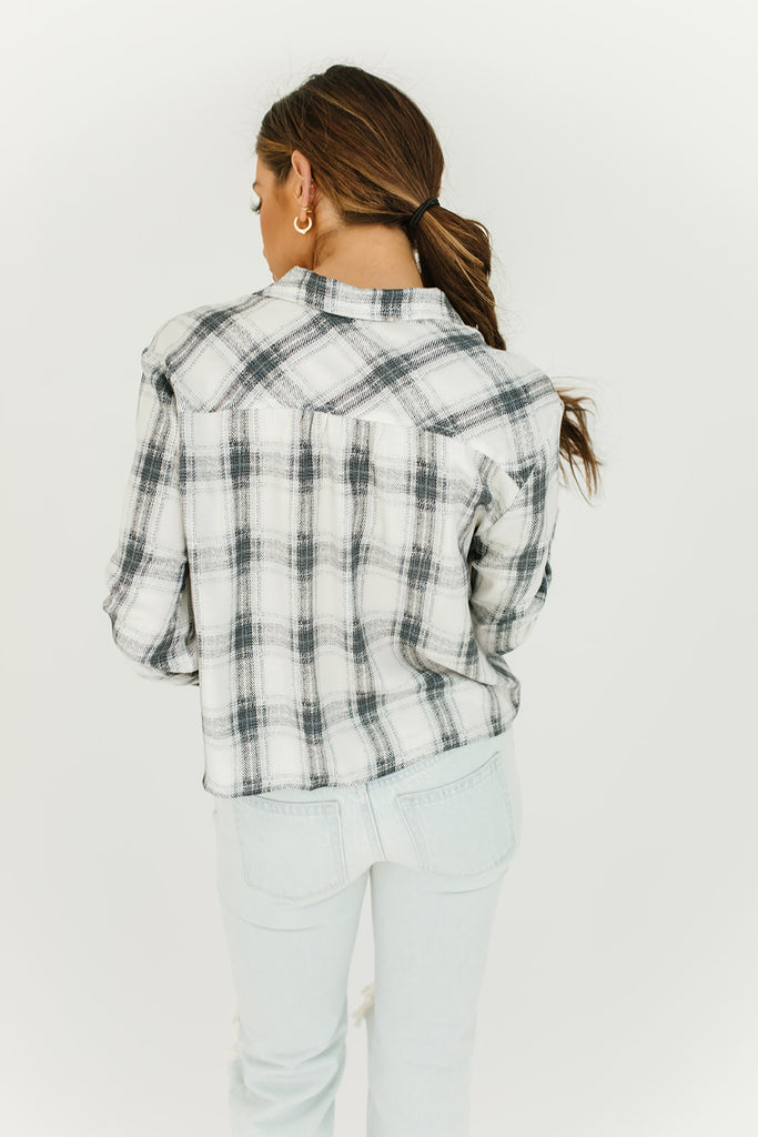 hightower plaid top