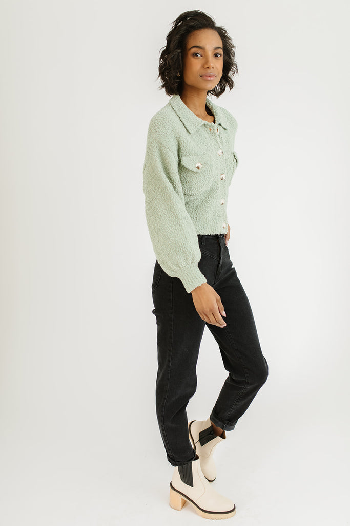 yummy yummy sage sweater