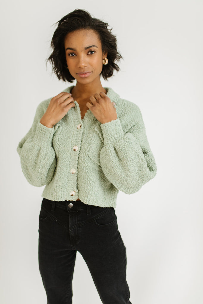 yummy yummy sage sweater