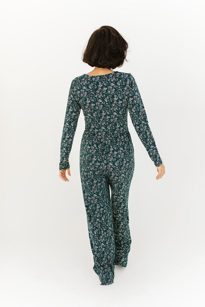 new day floral jumpsuit