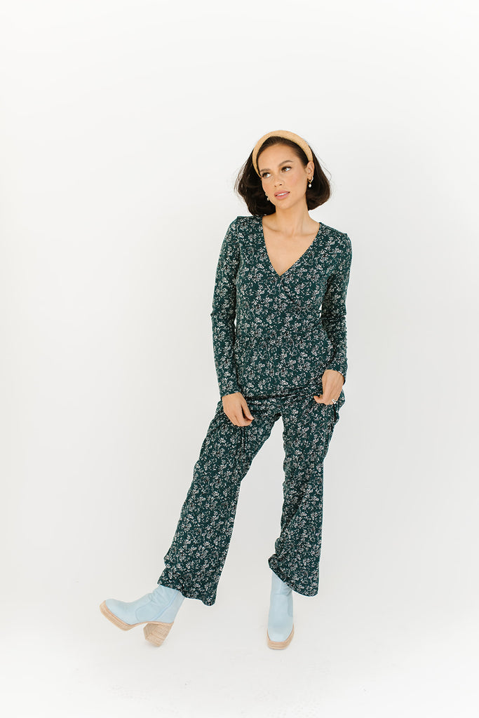 new day floral jumpsuit