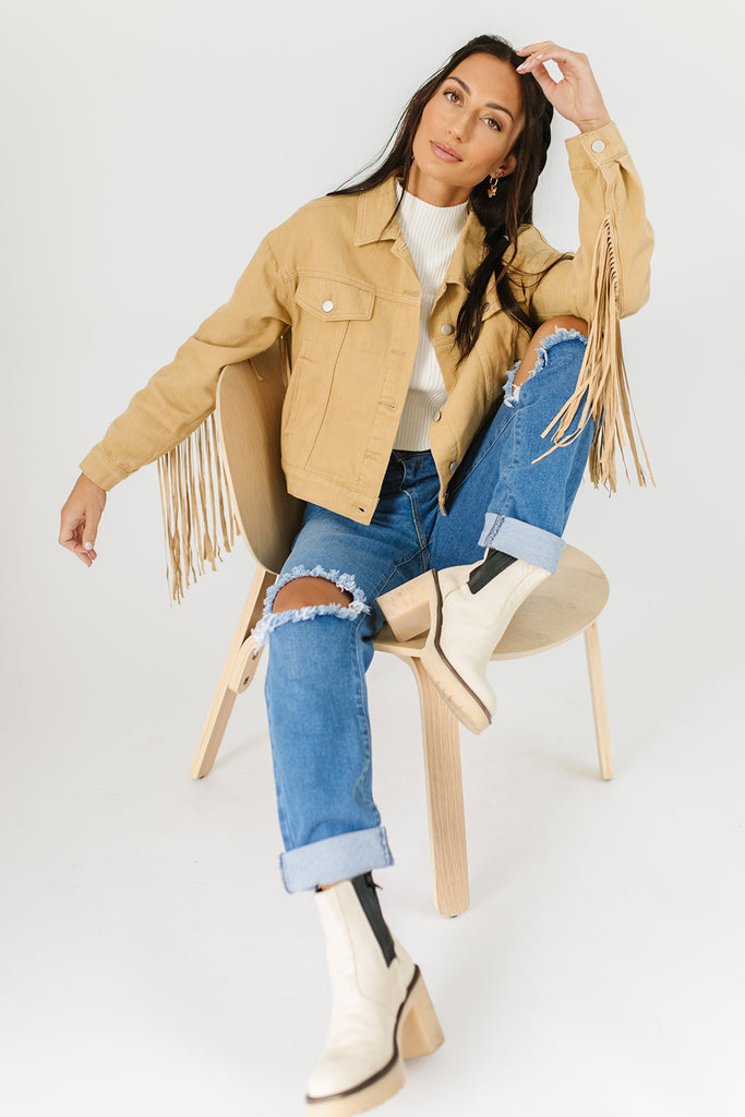 solutions fringe jacket