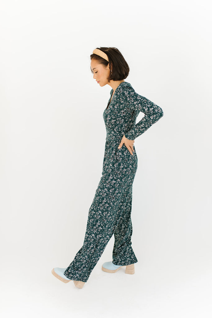 new day floral jumpsuit