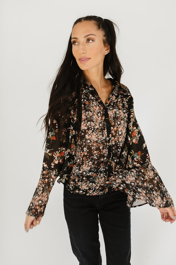 carter blouse // black