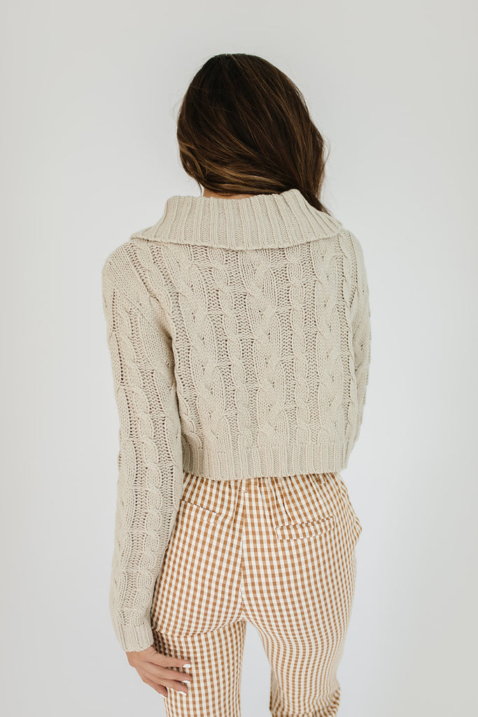 benji button sweater // grey