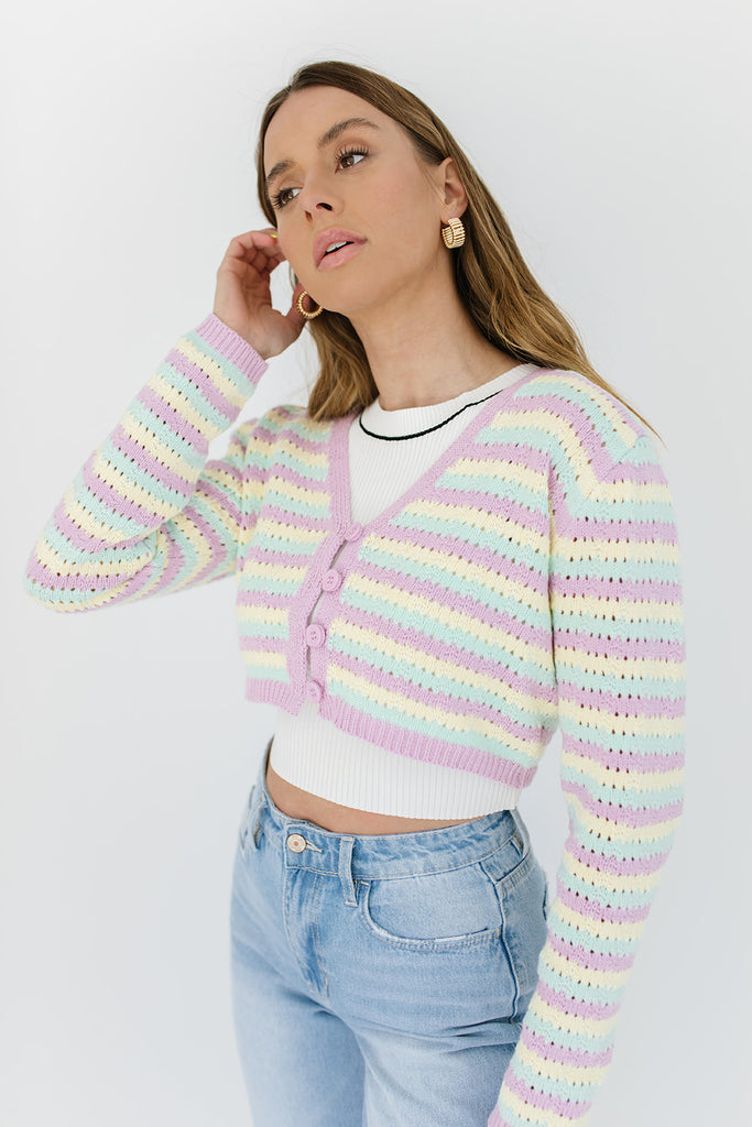 more than friends cardigan