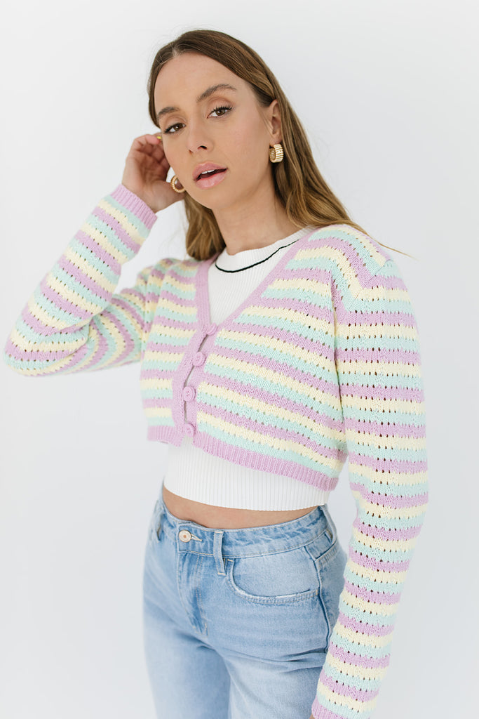 more than friends cardigan