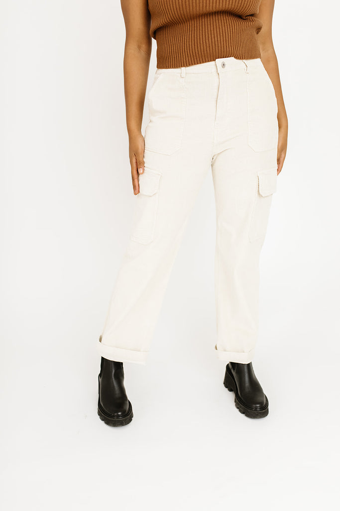 yesterday corduroy cargo pants