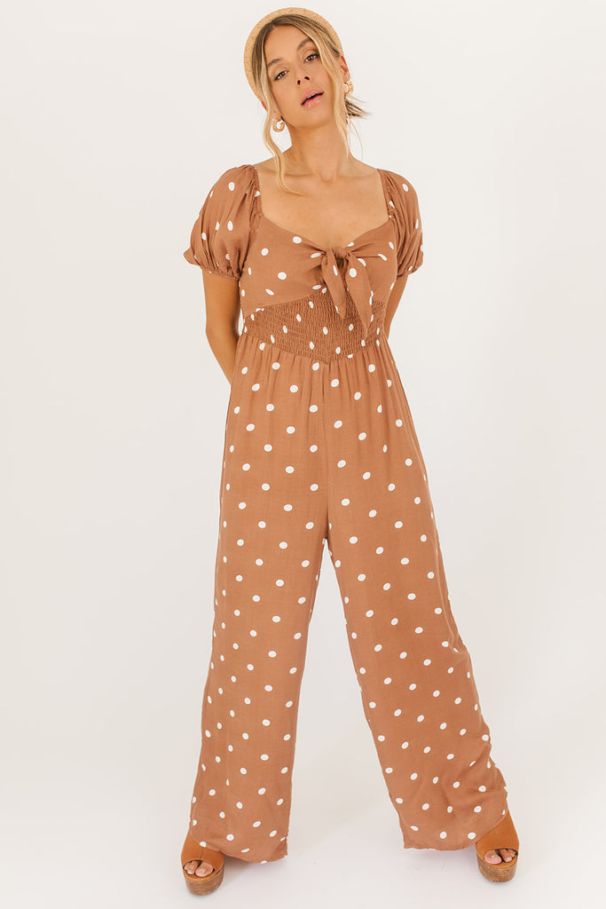 casey polka dot jumpsuit