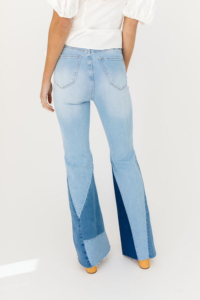 idina flare denim