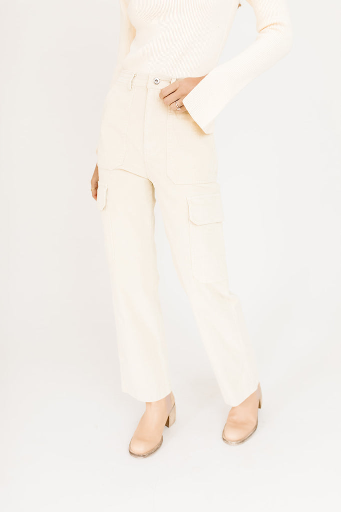 yesterday corduroy cargo pants