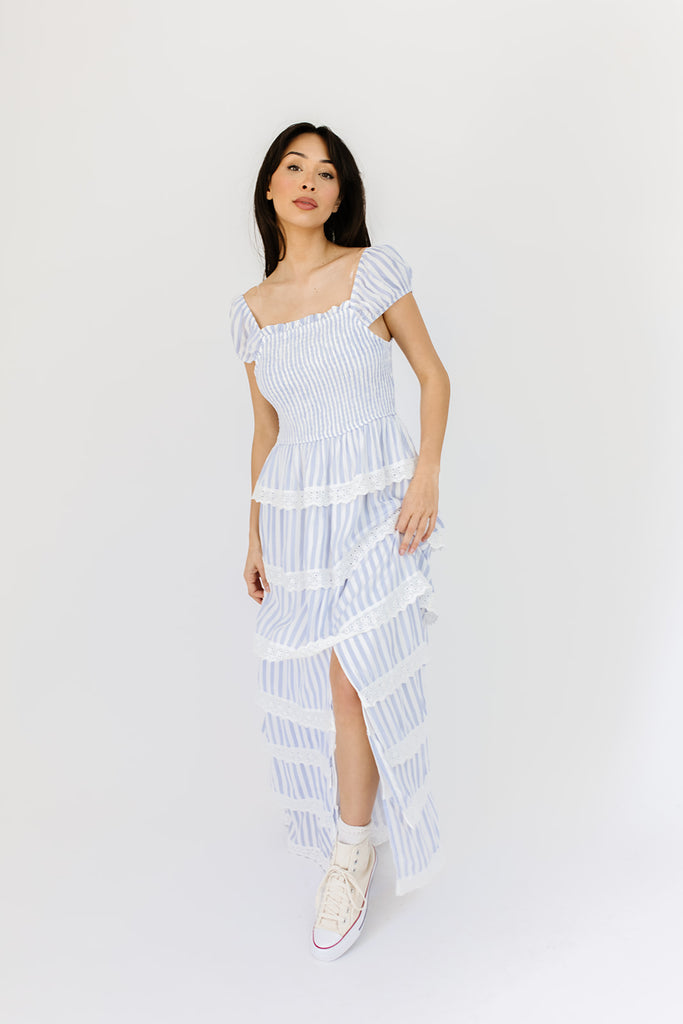 meadow tiered maxi dress