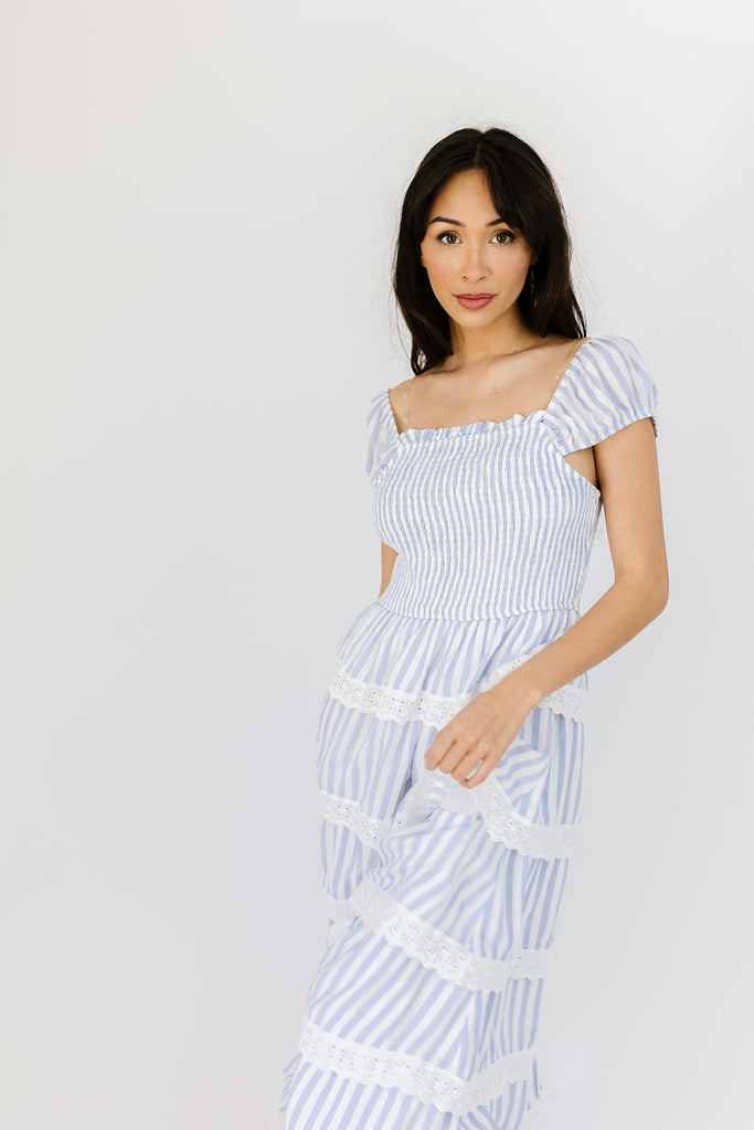 meadow tiered maxi dress