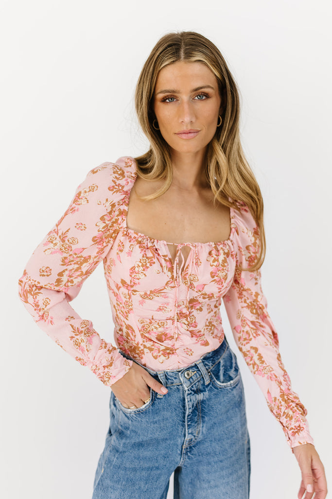 hilary printed top // free people