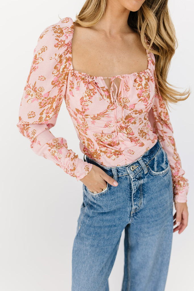 hilary printed top // free people