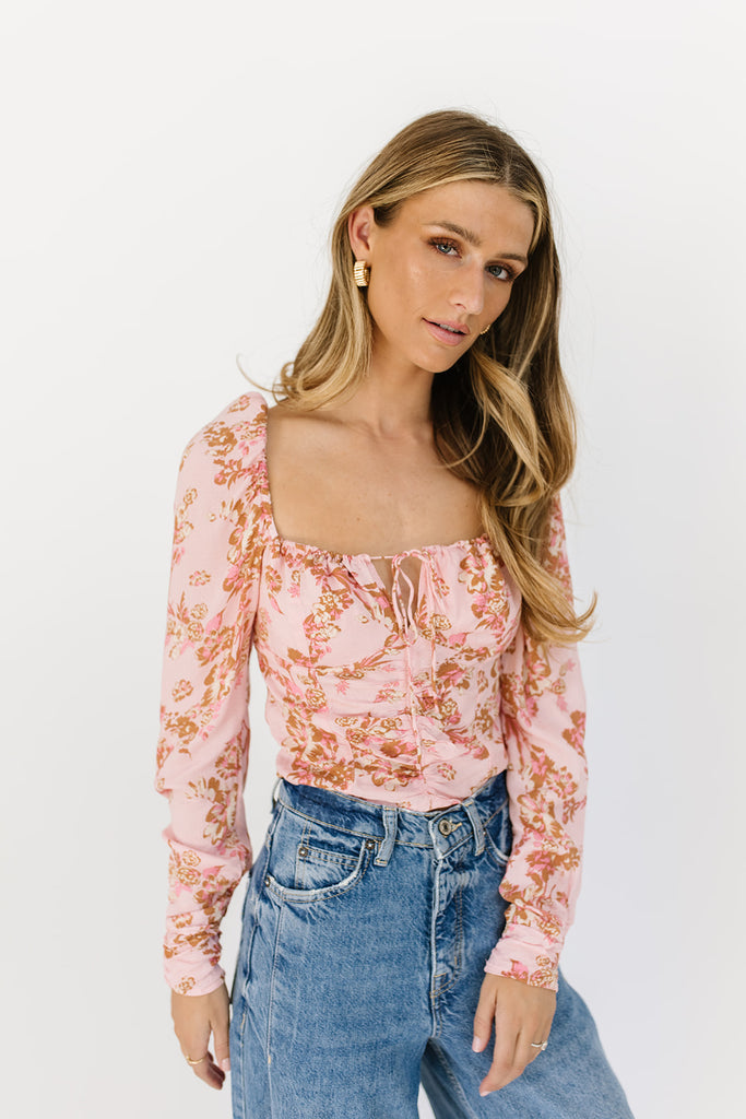 hilary printed top // free people