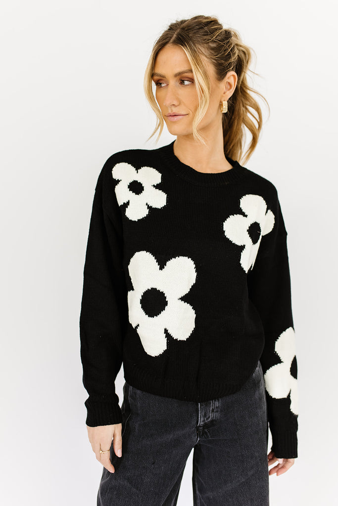 junie floral sweater