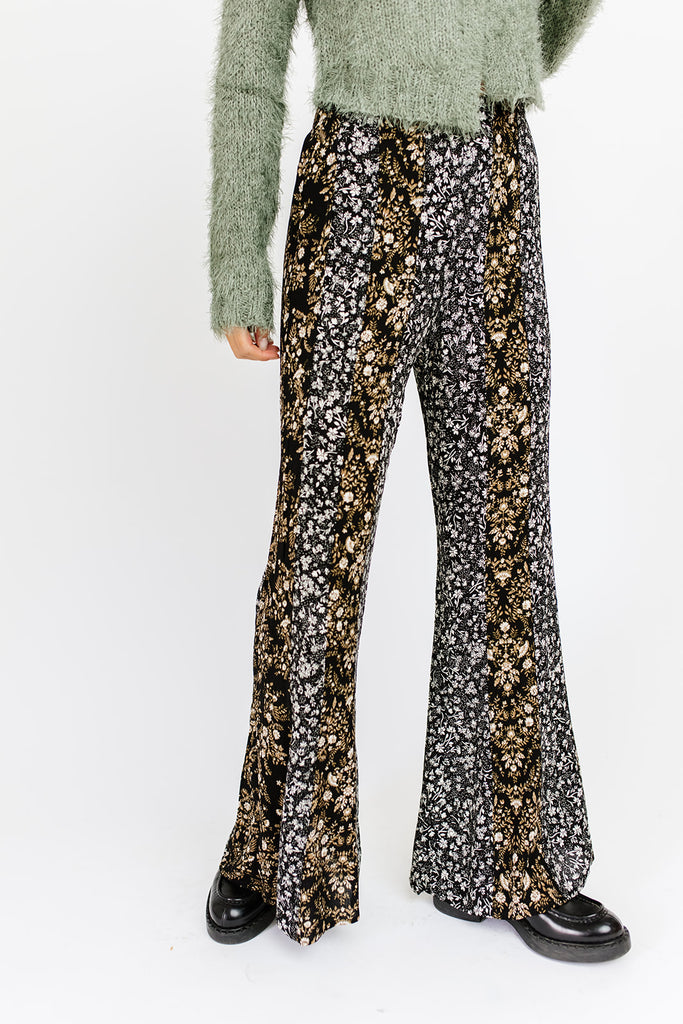 carla floral flare pants