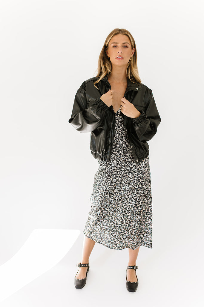 ari faux leather jacket