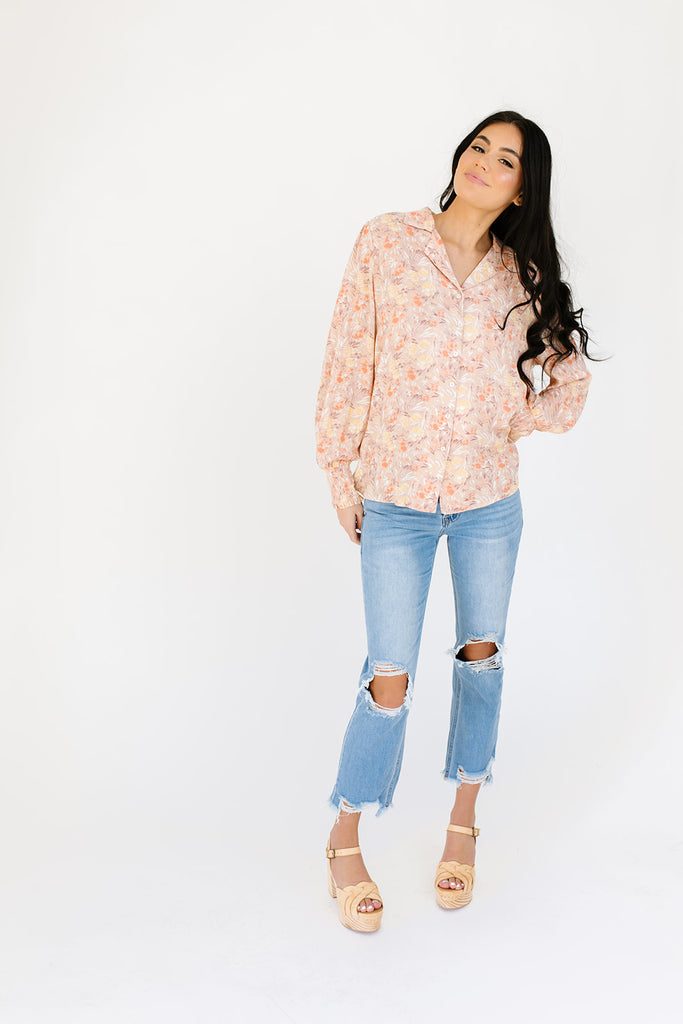 remind me button down top