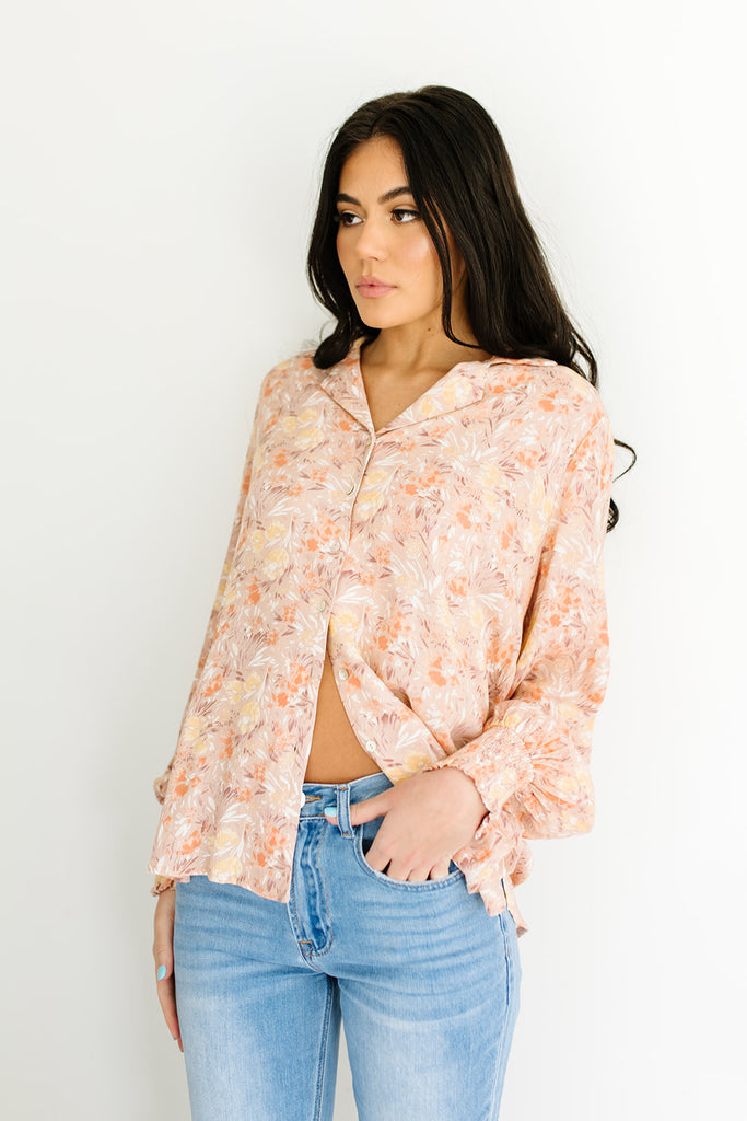 remind me button down top