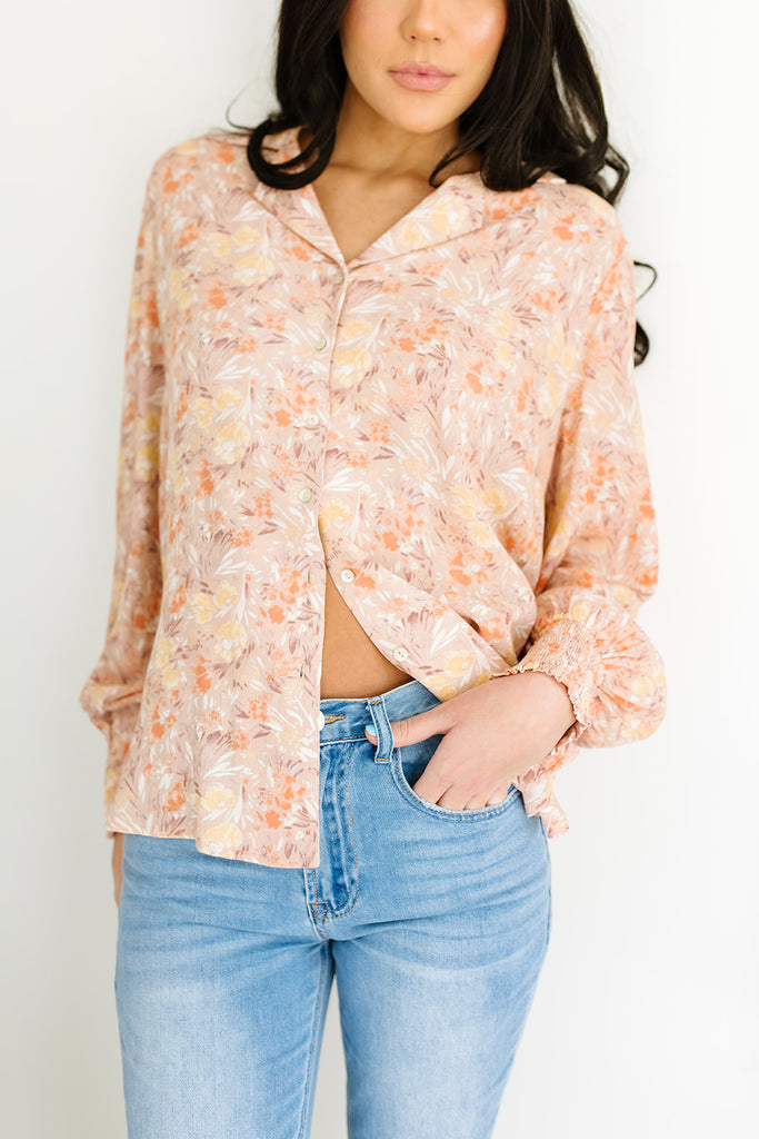 remind me button down top