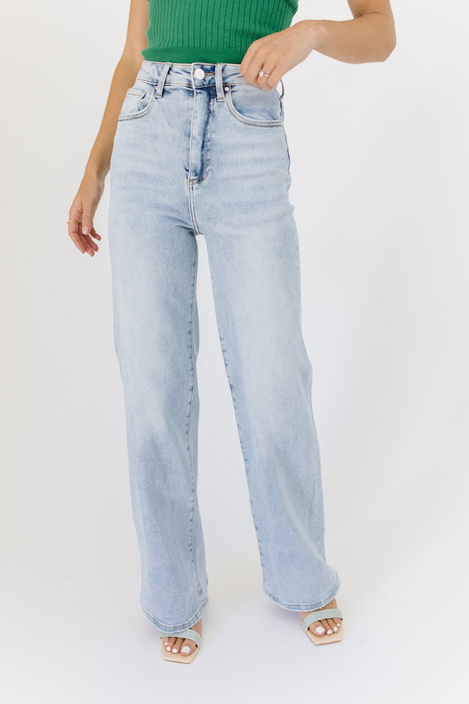 early bird wide leg denim
