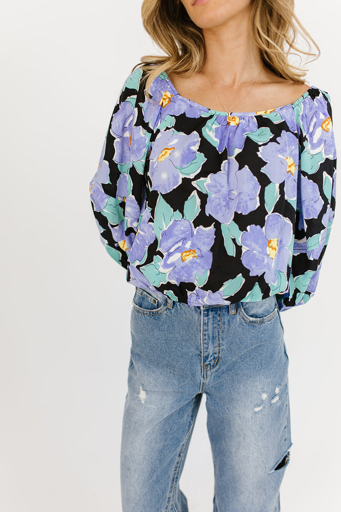 frame top // floral *zoco exclusive*