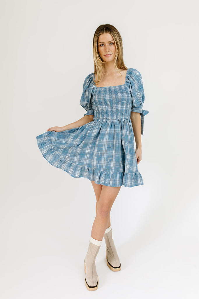 julia plaid dress