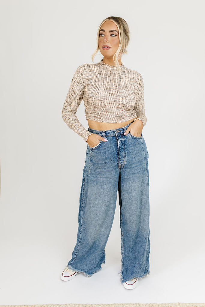 donny mock neck top