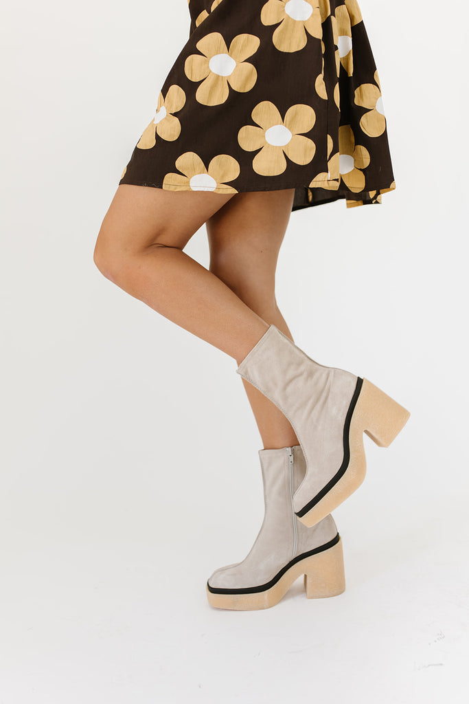gigi ankle boot in phantom // free people