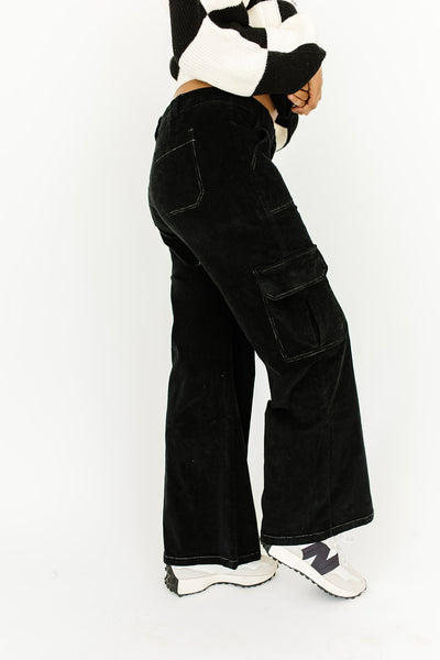 best friend wide leg corduroy cargo pants – shop zoco