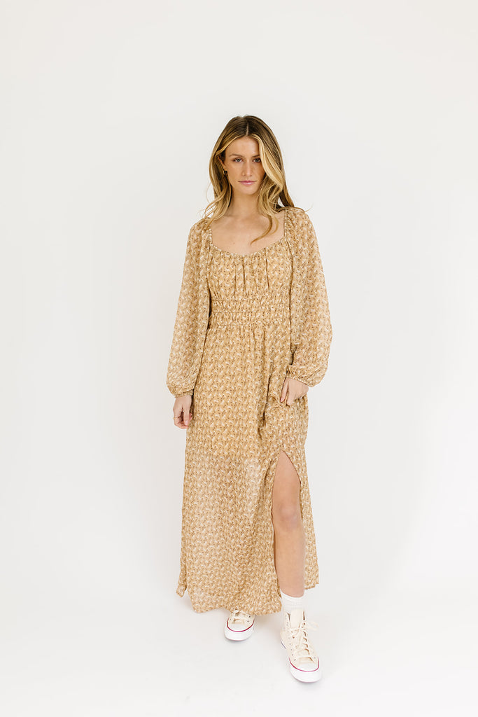 katy floral maxi dress