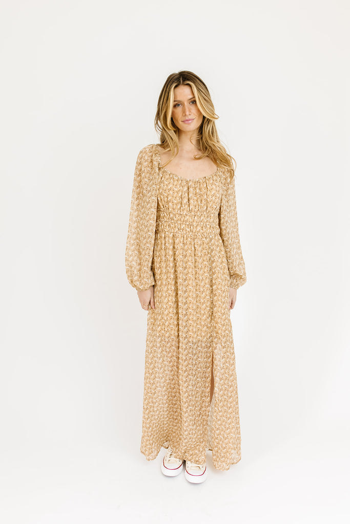 katy floral maxi dress