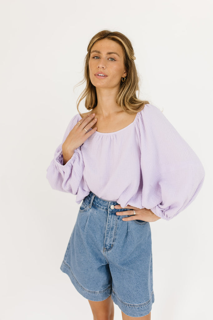 frame top // lilac *zoco exclusive*