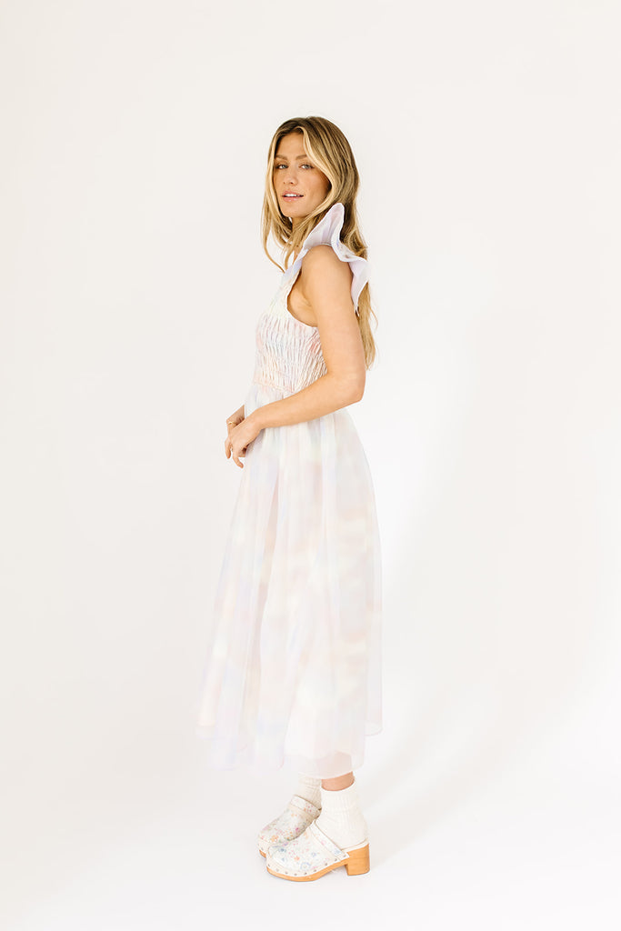 ember midi dress // cotton candy