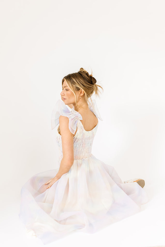 ember midi dress // cotton candy