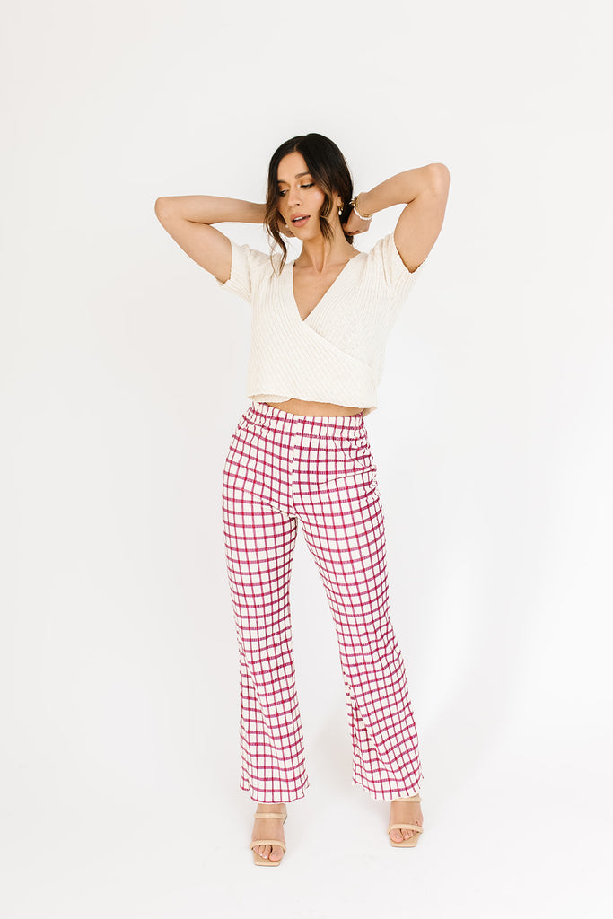 isabella plaid pants