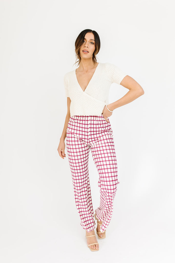 isabella plaid pants