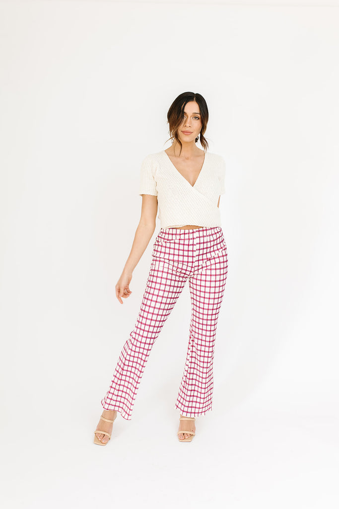 isabella plaid pants